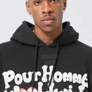 Sweat-shirts personnalisés en molleton 100% coton, écologiques, imprimés en relief, légers et de haute qualité pour l'hiver - Product Image 5
