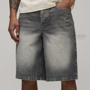 Jean décontracté pour homme, style Y2K Hip Hop Streetwear, taille mi-haute, coupe droite, en denim extensible mélange polyester élasthanne, couleur foncée, pour l'été et le quotidien - Product Image 5