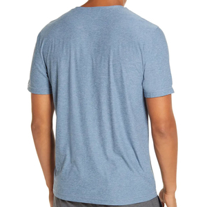 Camiseta de algodón de manga corta con cuello redondo y color sólido para hombre, corte regular, estilo casual, camisetas de media manga para hombre - Product Image 5