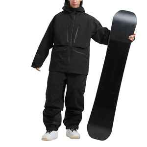 Ensemble de vêtements de ski pour homme grande taille, pantalon et veste imperméables et coupe-vent, pour sports d'hiver en plein air - Product Image 1