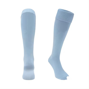 Chaussettes d'équitation professionnelles de haute qualité, à compression, hauteur genou, avec revers extensible, pour hommes et femmes, avec OEM - Product Image 3