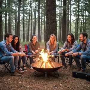 Braciere da Esterno a Legna da 24 Pollici con Manici - Categoria Prodotti Bracieri - Product Image 2