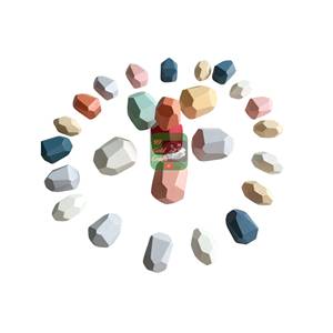 TUMI ISHI Pierres d'équilibre en bois Blocs de construction Jouet éducatif Montessori pour enfants de 2 à 4 ans Unisexe Thème animal nature - Product Image 3