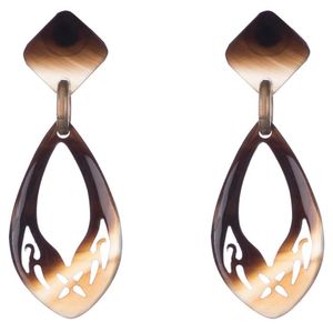 Pendientes Colgantes de Cuerno de Búfalo, Hechos a Mano, Calidad de Exportación, por Curio Craft - Product Image 2