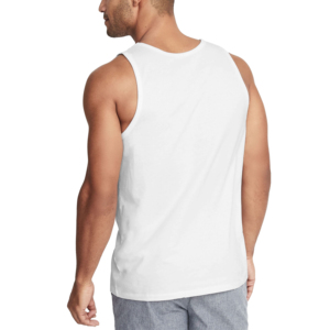 Débardeurs côtelés en coton/fibre de bambou tricotés pour hommes, personnalisables, de haute qualité, sans manches, décontractés, brodés, respirants, vente en gros - Product Image 2