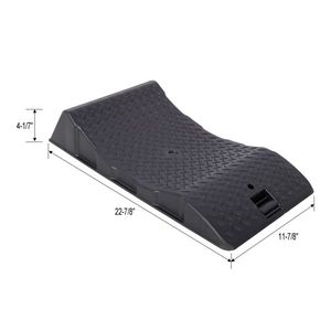 2 PEZZI Rampe per Pneumatici Auto Antiscivolo in Plastica Dura Nere - Product Image 5