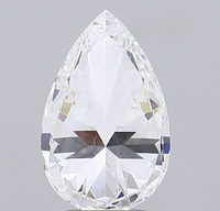 IGI Sertifikalı 3.37 Karat Armut Kesim Parlak D Renk VVS1 Berraklıkta CVD Laboratuvarında Yetiştirilmiş Elmas ROYAL GEMS Mücevher Yapım Sertifikası