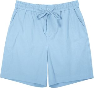 Pantalones Cortos Cargo Casuales para Hombre, Tela de Algodón Resistente, Diseño Utilitario con Múltiples Bolsillos, Corte Relajado, Cintura Alta con Cierre de Cordón - Product Image 1