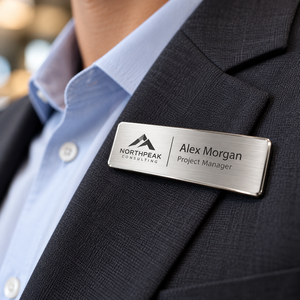 Placas de Identificación Magnéticas Personalizadas de Metal para Empleados con Logotipo, Fabricante Mayorista OEM - Product Image 4