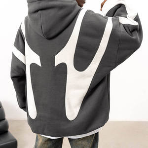 men panel <b>work</b> hoodie color block hoodie utility <b>work</b> hoodie heavyweight hoodie <b>work</b> hooded <b>sweatshirt</b> construction hoodie - Product Image 6