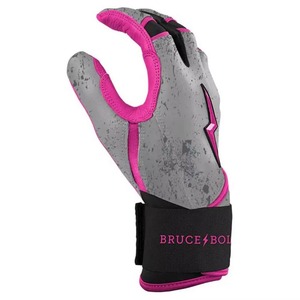 Gants de frappe de baseball professionnels RAPID SPORTS en cuir PU pour hommes, fermeture auto-agrippante, durables, légers et respirants, vente en gros - Product Image 3