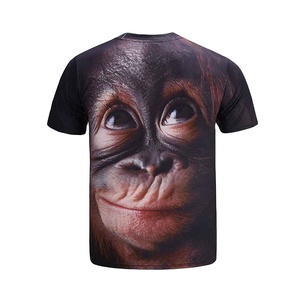 เสื้อยืดผู้ชายคุณภาพสูงขายส่ง พร้อมออกแบบลายพิมพ์ดิจิทัลตามสั่ง ผสมโพลีเอสเตอร์และคอตตอน ลายพื้นเรียบ สไตล์ไฮสตรีท - Product Image 2