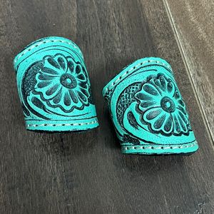 Nuevo Soporte para Pañuelo de Diseño Occidental al por Mayor, Soporte de Cuero Repujado Personalizado, Brazalete Deslizante para Accesorios de Vaquero y Vaquera - Product Image 4