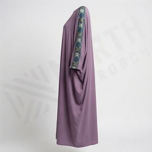 Nouvelle collection d'abayas en gros, robes kaftan musulmanes pour femmes, vêtements islamiques modestes, haute qualité, livraison directe d'usine. - Product Image 3