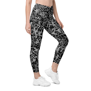 Lightweight Stretch Womens Leggings Customizable Gym <b>Pants</b> High Waist Athletic Wear For Clubs And Brands - Product Image 4
