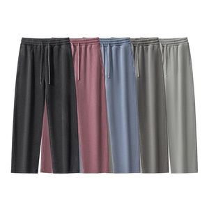 กางเกงวอร์มพิมพ์ลายซิลค์สกรีนแบบใหม่สไตล์วินเทจลำลองยูนิเซ็กส์สตรีทแวร์ทรงตรงแบบย้อมสีเอซิด - Product Image 6