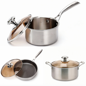 Durable Stainless Steel Sauce <b>Pan</b> Designed For Fast Heating <b>And</b> Easy Cleaning In Every Kitchen - Product Image 4