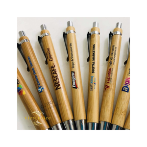 Bolígrafo de Bambú Vietchoice con Logotipo Grabado con Láser Personalizado, Ancho de Escritura de 1.0 mm, Cuerpo Deportivo, Impresión UV en Múltiples Colores - Product Image 6