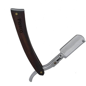 มีดโกนหนวดเหล็กกล้าไร้สนิมเยอรมันแบบใบมีดตรงสำหรับช่างตัดผม - Product Image 3