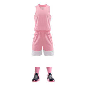 Vente en gros 2023-24 uniforme de basket-ball pour hommes nouveau maillot de basket-ball ensembles de vêtements de sport en polyester de sublimation avec logo imprimé bas quantité minimale de commande - Product Image 5