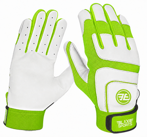 Gants de frappe ELIXE SPORTS en cuir blanc et rose, respirants, flexibles, légers, durables, fermeture auto-agrippante, gauche/droite, unisexe, adulte - Product Image 1