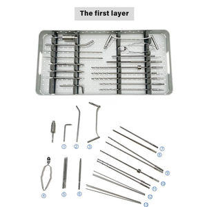 Kit d'instruments chirurgicaux de haute qualité en acier inoxydable pour plaque de blocage orthopédique manuelle A0 pour membre supérieur - Product Image 2