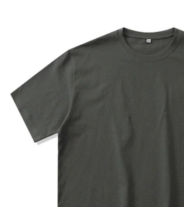 T-shirts pour hommes 100 % coton à col rond et manches courtes - Coupe ample respirante 400g anti-plis personnalisable pour l'été décontracté - Product Image 5