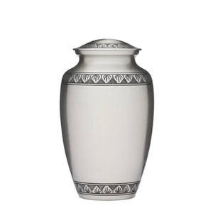 Urne funéraire créative en argent gravé pour adulte, récipient commémoratif en laiton, pot métallique pour cendres humaines, fournitures funéraires - Product Image 2