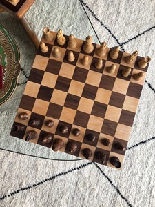 Elegant Original Design <b>Chess</b> <b>Set</b> With <b>Board</b> Handmade Wooden <b>Chess</b> <b>Board</b> for Beginners Home Decoration Collection - Product Image 1