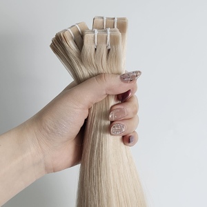 Extensions de cheveux vierges vietnamiens Dream Hair DR04 Hanoi, blanchis, à bandes adhésives, super double drawn, haute qualité, lisses, soyeux, sans nœuds - Product Image 4