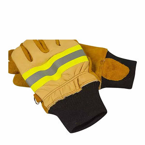 Gants de protection pour les mains, nouvelle arrivée, gants en cuir pour pompiers, meilleure fabrication, gants de pompier confortables - Product Image 5