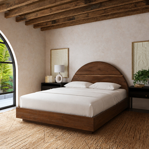 Juego de Muebles de Dormitorio Personalizados, Madera de Teca Sólida, Cama, Armario y Mesita de Noche a Medida, Fabricante OEM ODM para Villas y Hoteles de Lujo - Product Image 1