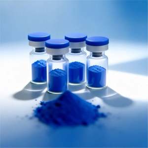 Poudre de Cuivre Bleu GHK Cu Peptide en Flacons 50mg 100mg Haute Pureté pour Formulation Cosmétique, Poudre Fixatrice et Raffermissante Corporelle - Product Image 5