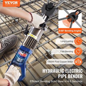 Piegatrice Idraulica Elettrica per Barre d'Armatura 1500W, Macchina Portatile per Piegare Fino a 3/4 di Pollice # 6 (6-20mm) in 4 Secondi - Product Image 2