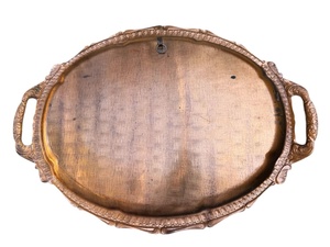 Ustensiles de cuisine en cuivre, articles de service en cuivre, accessoires de table en cuivre, vaisselle en cuivre, plateau d'accueil en cuivre, plateau de restauration en cuivre, plateau d'hôtellerie en cuivre - Product Image 2
