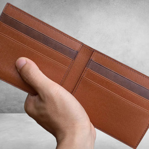 Portefeuilles pour hommes en cuir véritable de haute qualité, design fin et minimaliste, fournisseur en gros, logo personnalisé, OEM, export, mode à bas prix - Product Image 3
