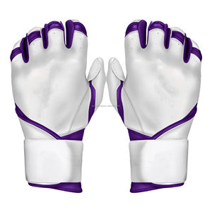 Guantes de bateo de béisbol profesionales con agarre antideslizante, cuero transpirable para entrenamiento y juegos de jóvenes y adultos LBBG-0047 - Product Image 6