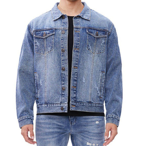 Wholesale Mens 100% Cotton Plain Dyed <b>Denim</b> <b>Jacket</b> Casual Winter <b>Lightweight</b> Custom Logo OEM High Quality Blue <b>Denim</b> <b>Jacket</b> - Product Image 1