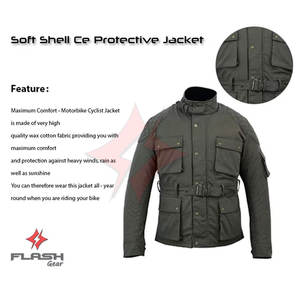 Chaqueta de Motociclismo FLASH GEAR Hecha a Medida, Unisex, Negra, Ropa Protectora para Motociclistas, Protector de Armadura, Malla Transpirable para Verano - Product Image 4