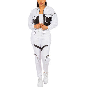 Chándal de algodón de primera calidad para mujer, tela suave, fabricación OEM, chándal de algodón para mujer con marca personalizada - Product Image 1