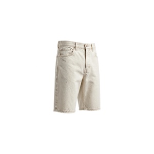 Pantalones Cortos Bermuda para Hombre, Talla Grande, Color Sólido, Lona de Algodón, Casuales, Cintura Media, Cierre de Botones - Product Image 5
