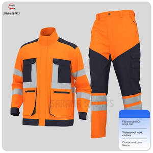 Traje de Trabajo de Seguridad Personalizado 100% Algodón para Mecánicos, Ropa de Trabajo para Exteriores, Uniforme de Seguridad para Hombres - Product Image 1
