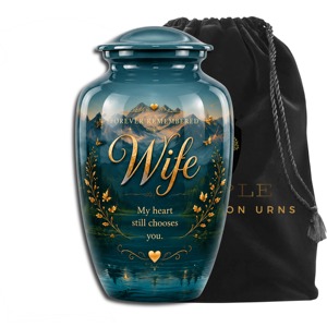 Urna Funeraria para Esposa Adulta con Color Personalizado y Diseño Ecológico, Capacidad de 220 Pulgadas Cúbicas - Product Image 2