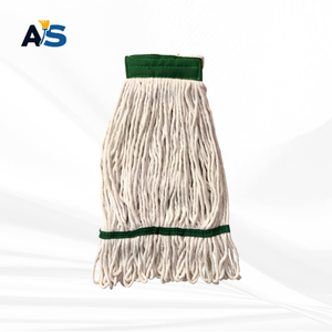 A&S Heavy Duty Semi Bleach Kentucky <b>Mop</b> Head Floor Cleaning Commercial Industrial Aluminum <b>Mops</b> Self-Wringer Reusable Durable - Product Image 2