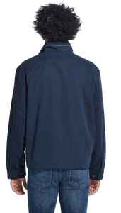 Veste polaire marine pour homme, fermeture éclair intégrale, col montant, coupe décontractée, coupe-vent, pour l'automne, en polyester - Product Image 4