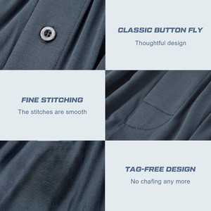 Shorts cargo en toile pour homme personnalisés, multi-poches, décontractés, pour la randonnée en plein air, les voyages, l'été, mélange de coton, séchage rapide, écologiques, respirants - Product Image 2
