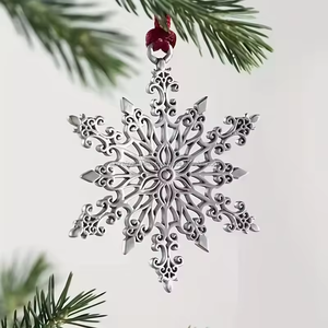 Ornements suspendus de sapin de Noël de luxe personnalisés Décorations en aluminium de qualité supérieure - Product Image 2