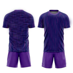 ชุดกีฬาฟุตบอลสีพื้นเรียบสำหรับผู้ชายผู้ใหญ่ เสื้อฟุตบอลแบบกำหนดเองได้ - Product Image 1