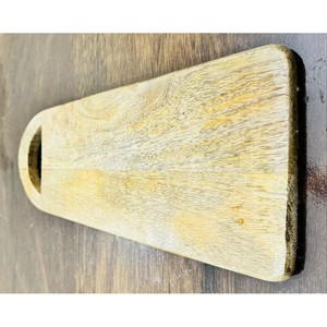 Planche à découper portable en bois de manguier naturel couleur miel doré - Planche à découper artisanale de voyage, épaisseur 2,0 cm, écologique et durable - Product Image 1