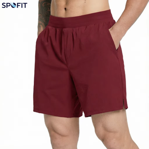 New 2026 Wholesale <b>Men's</b> Quick Dry Sports <b>Shorts</b> Breathable Stretch Running Training Athletic Drawstring Mid Waist - Product Image 1